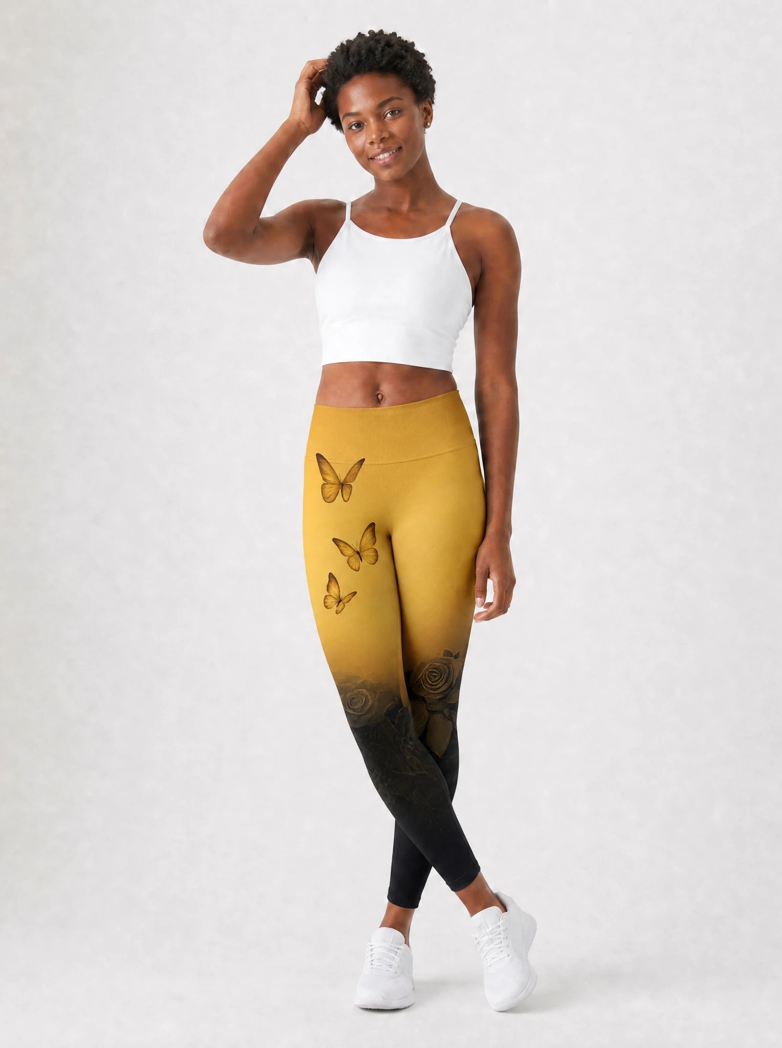 "Selah" Leggings — full body view on model