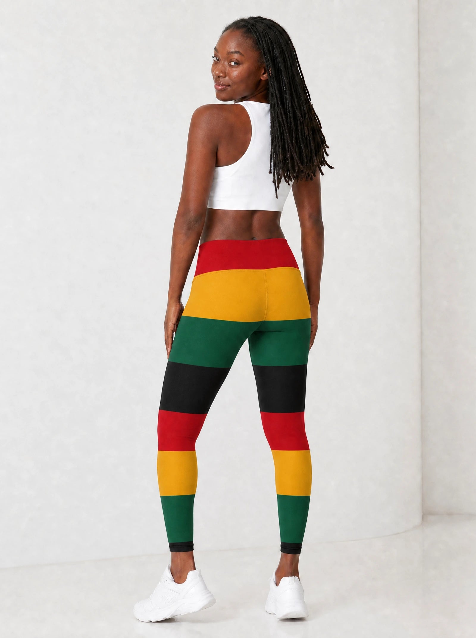 "Accra" Leggings — full body view on model