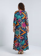 "Nuru" Long Sleeve Maxi Dress