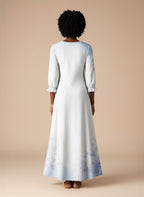 "Neema" Long Sleeve Maxi Dress