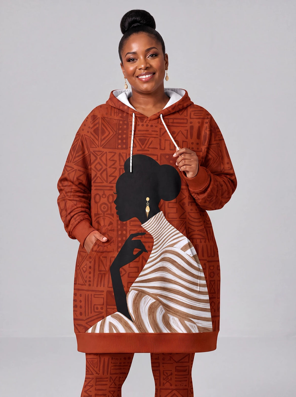"Shuka" Hoodie Dress
