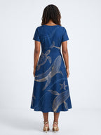 "Pwani" Sweetheart Midi Dress