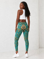 "Heshima" Leggings — full body view on model