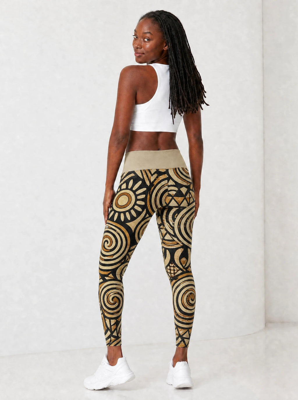 Sahara Leggings — full body view on model