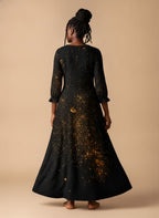 "Tunu" Long Sleeve Maxi Dress