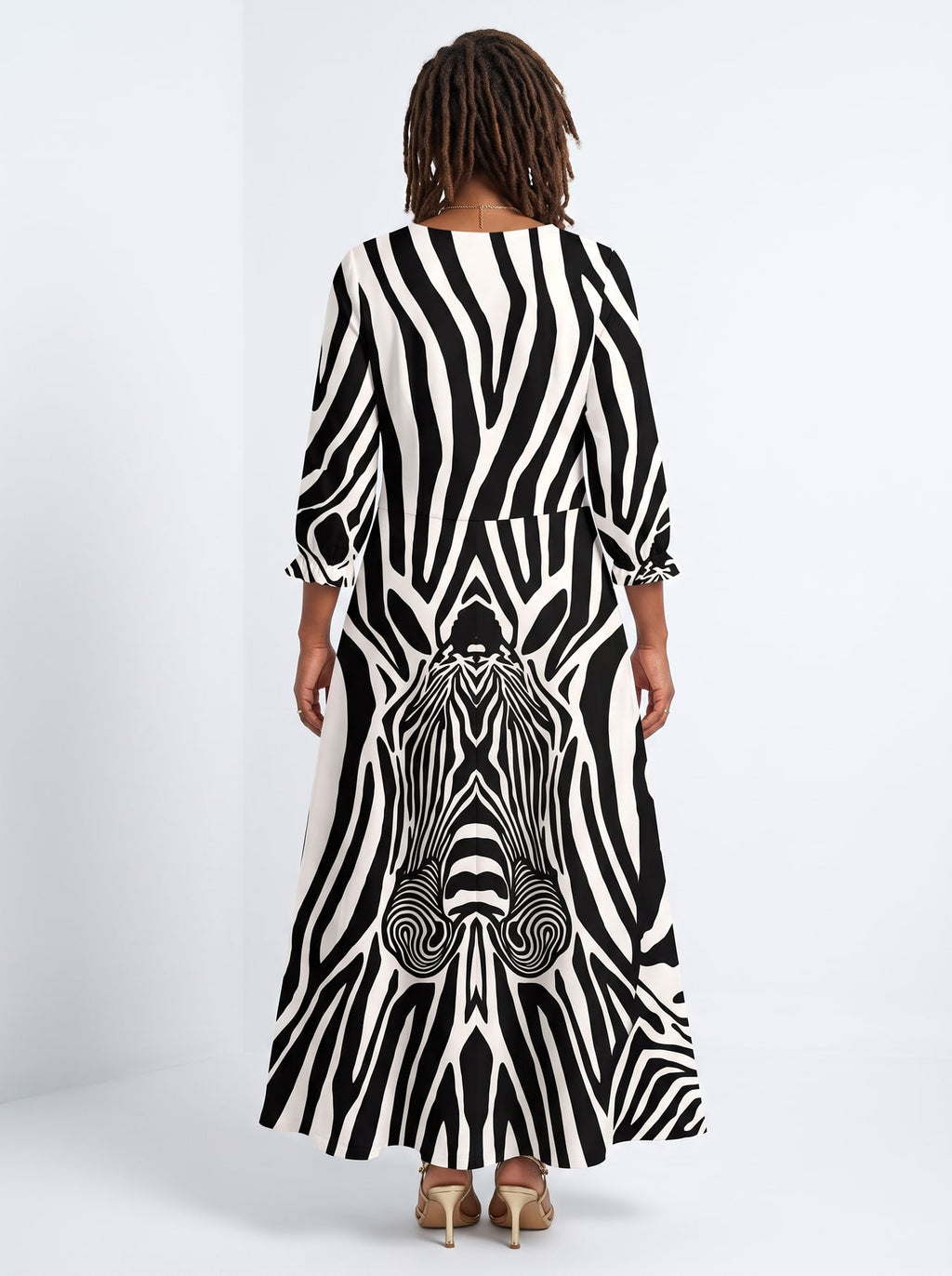 "Punda" Long Sleeve Maxi Dress