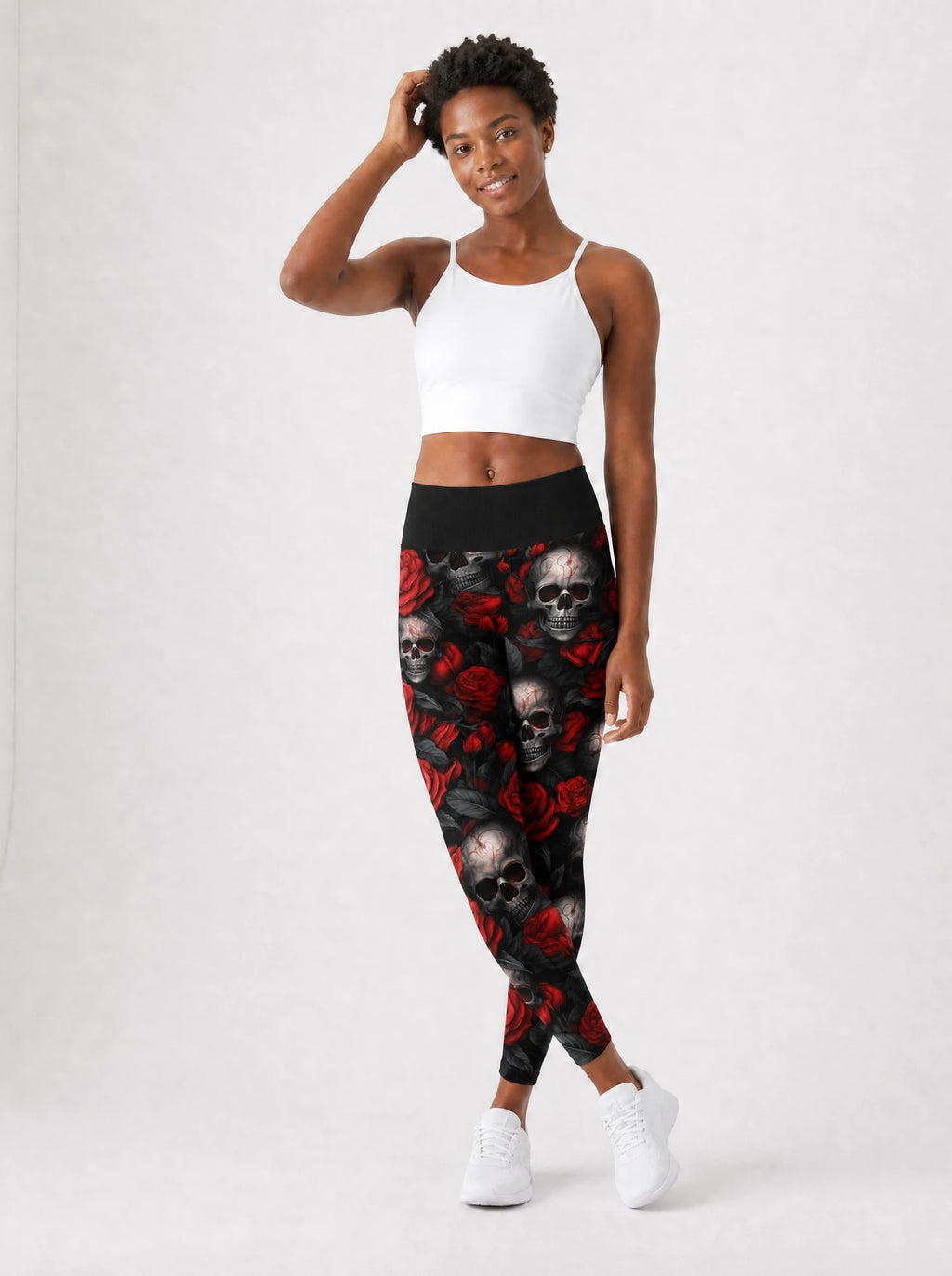 "Uchawi" Leggings — full length on model