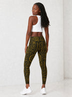 "Lamu" Leggings — full body view on model