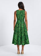 "Asili" Emerald Corset Dress