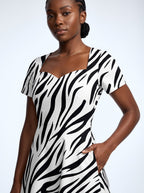 "Milia" Sweetheart Midi Dress