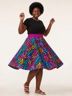 "Rangi" Twirl Skirt — twirling, skirt flared out