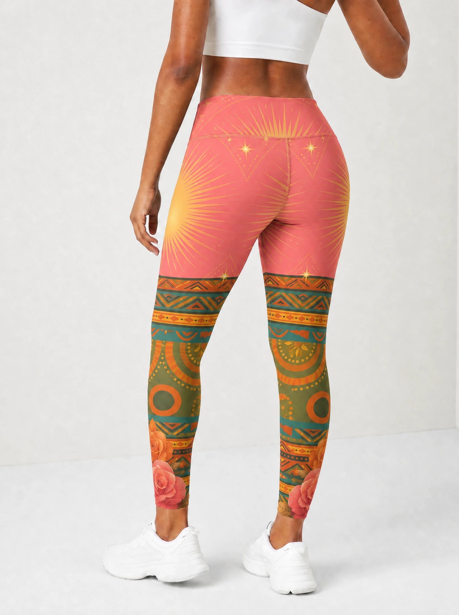 "Malaika" Leggings — back view on model