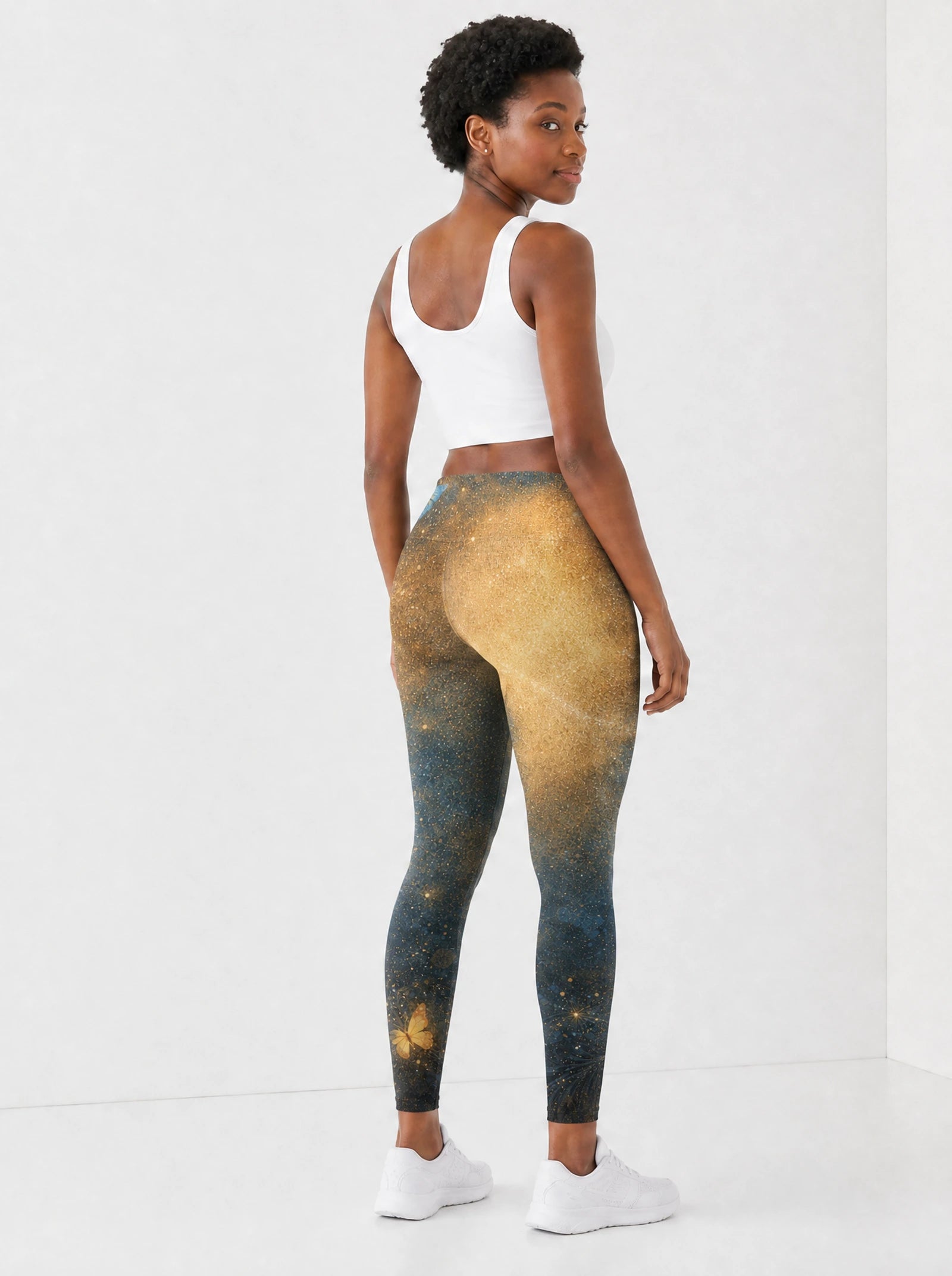 Badass Leggings — back view on model