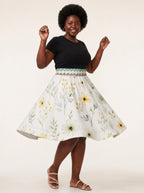 "Alizeti" Twirl Skirt — twirling, skirt flared out
