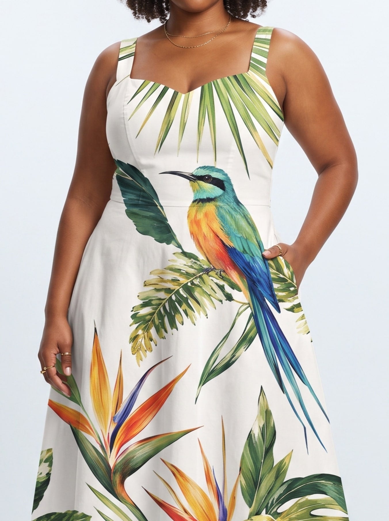 "Ndege" Corset Dress