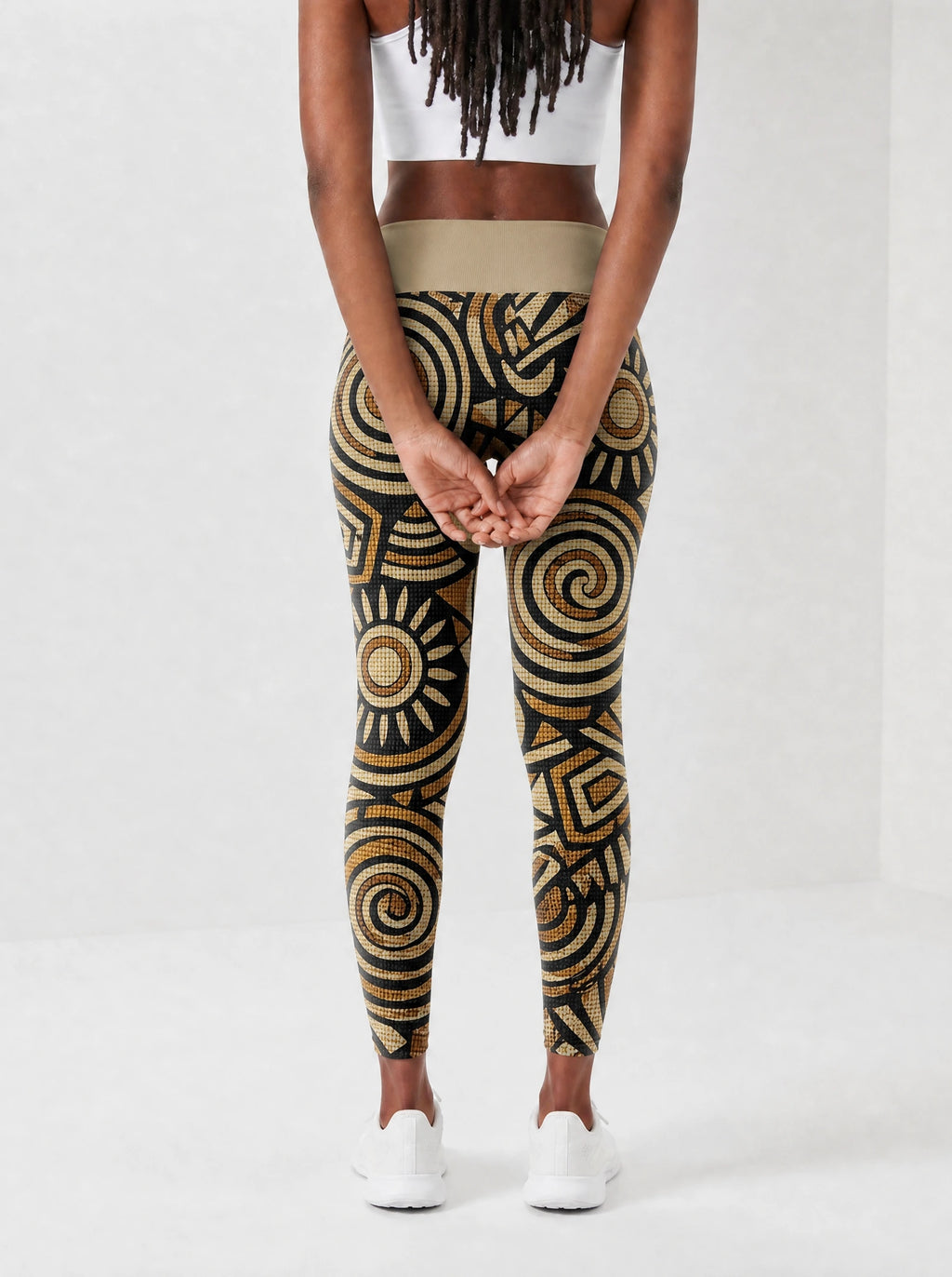 Sahara Leggings — back view on model