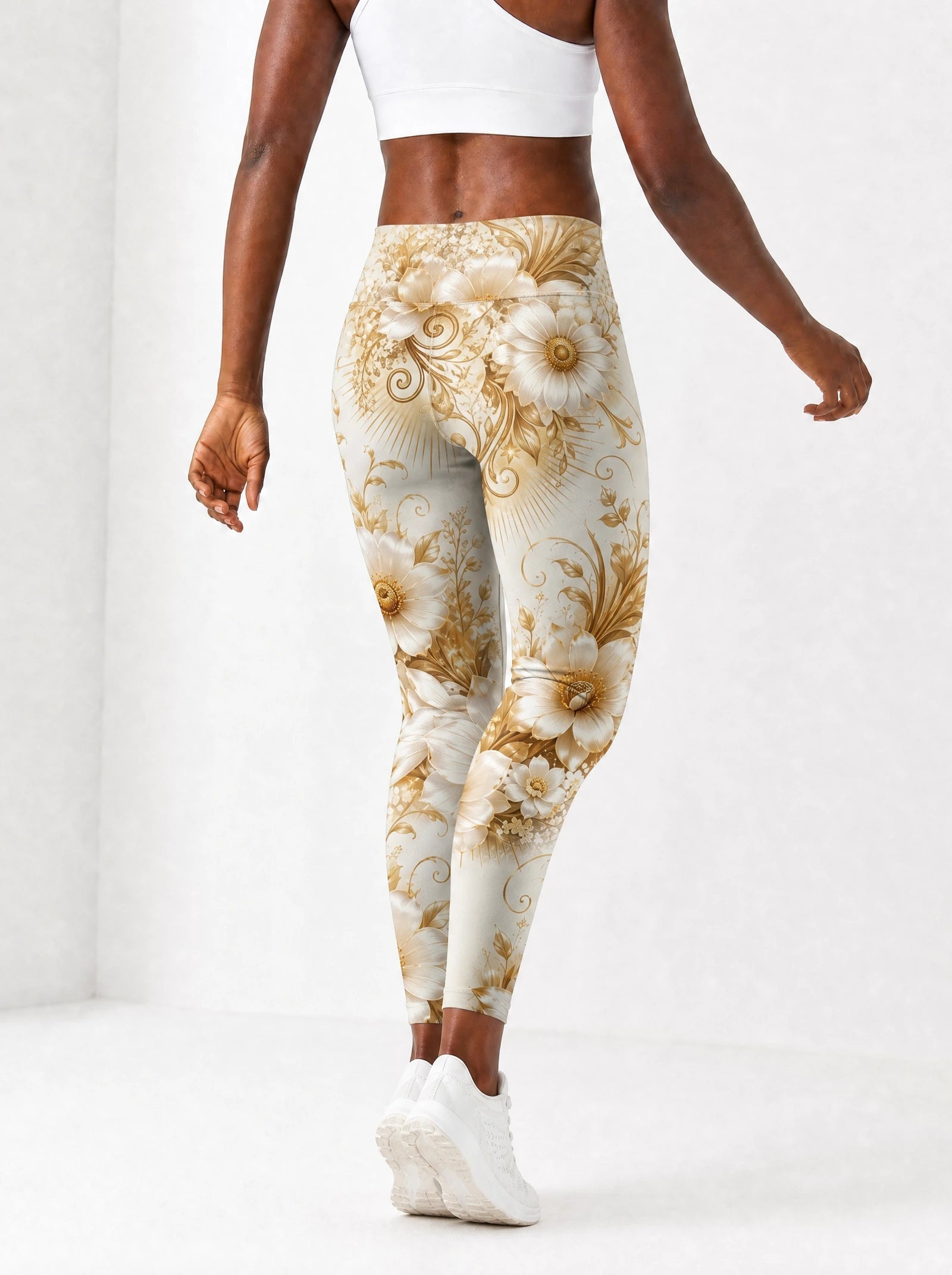 "Msalaba" Leggings — back view on model