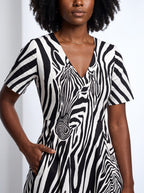 "Punda" Short Sleeve Maxi Dress