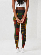 Kumbuka Leggings — back view on model