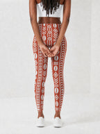 "Oshun Kijani" Leggings — back view on model