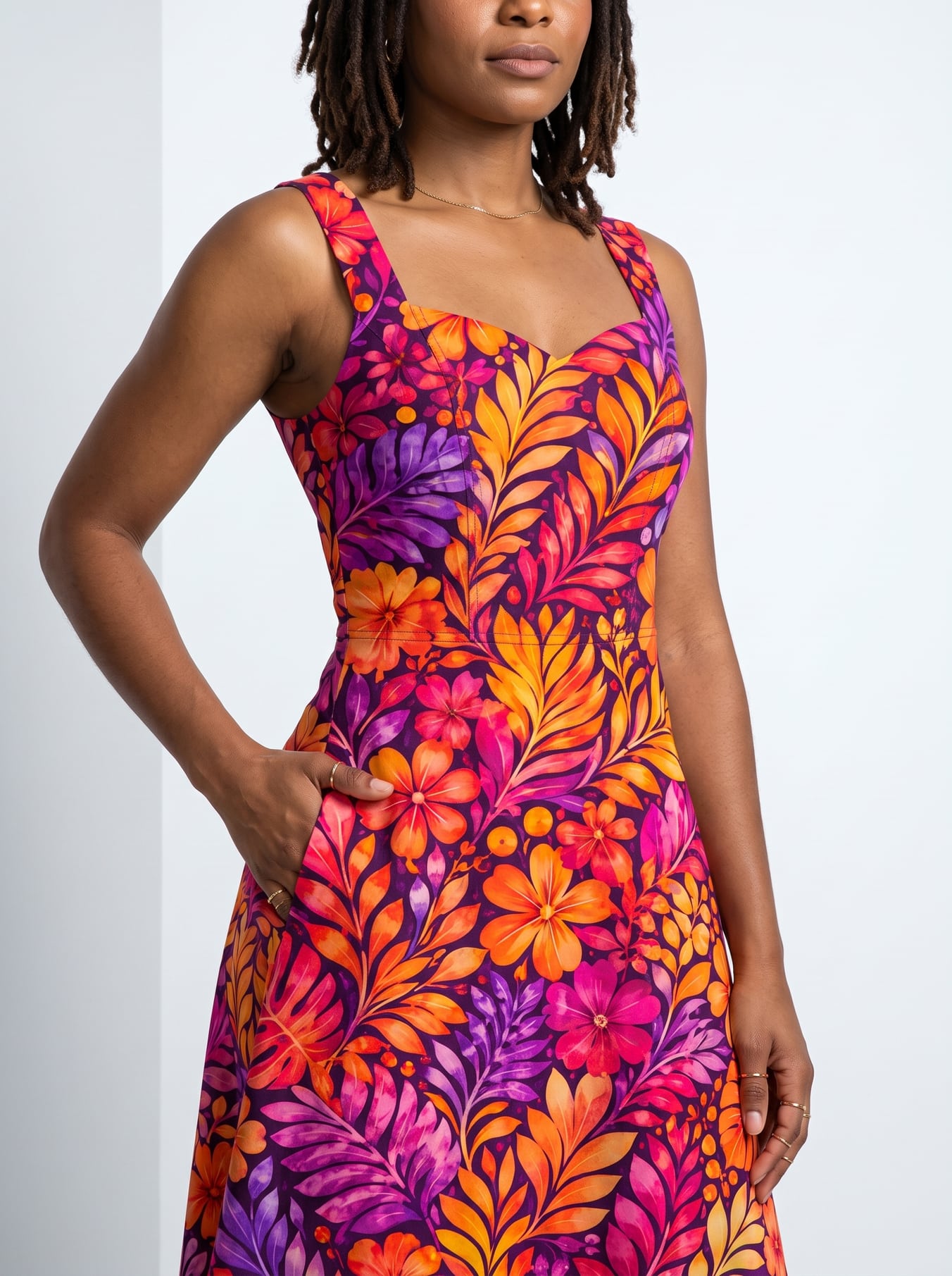 "Waridi" Corset Dress