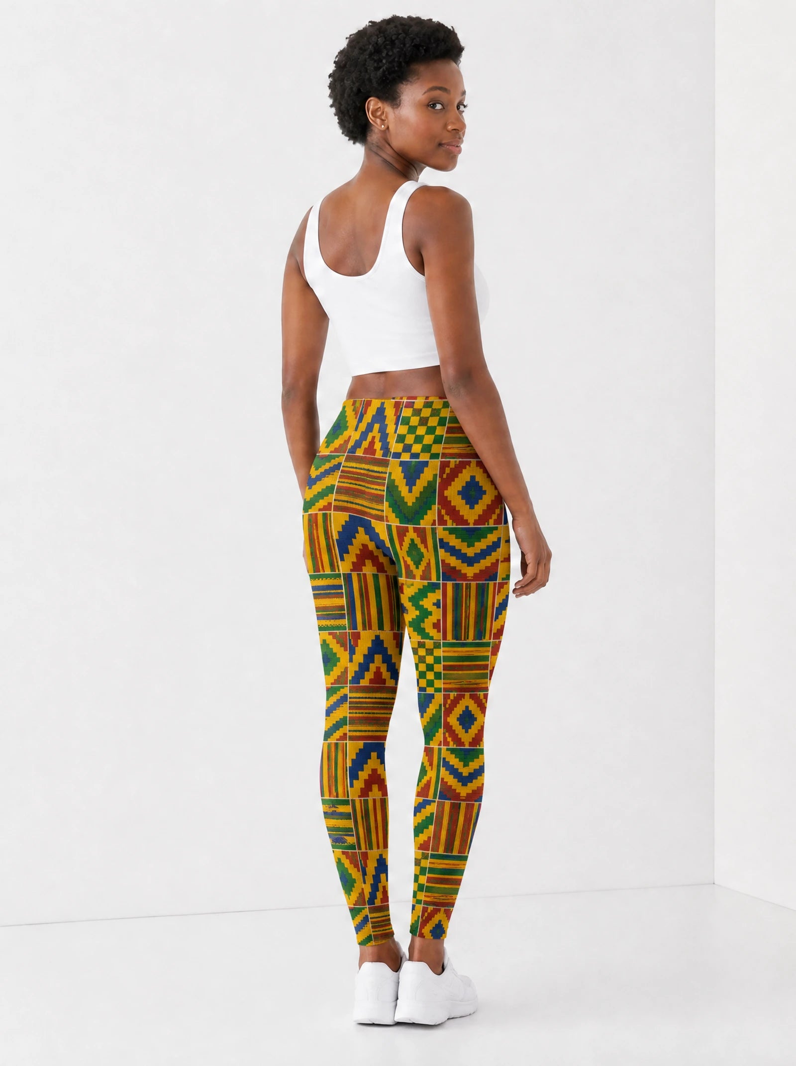 "Kumasi" Leggings — back view on model