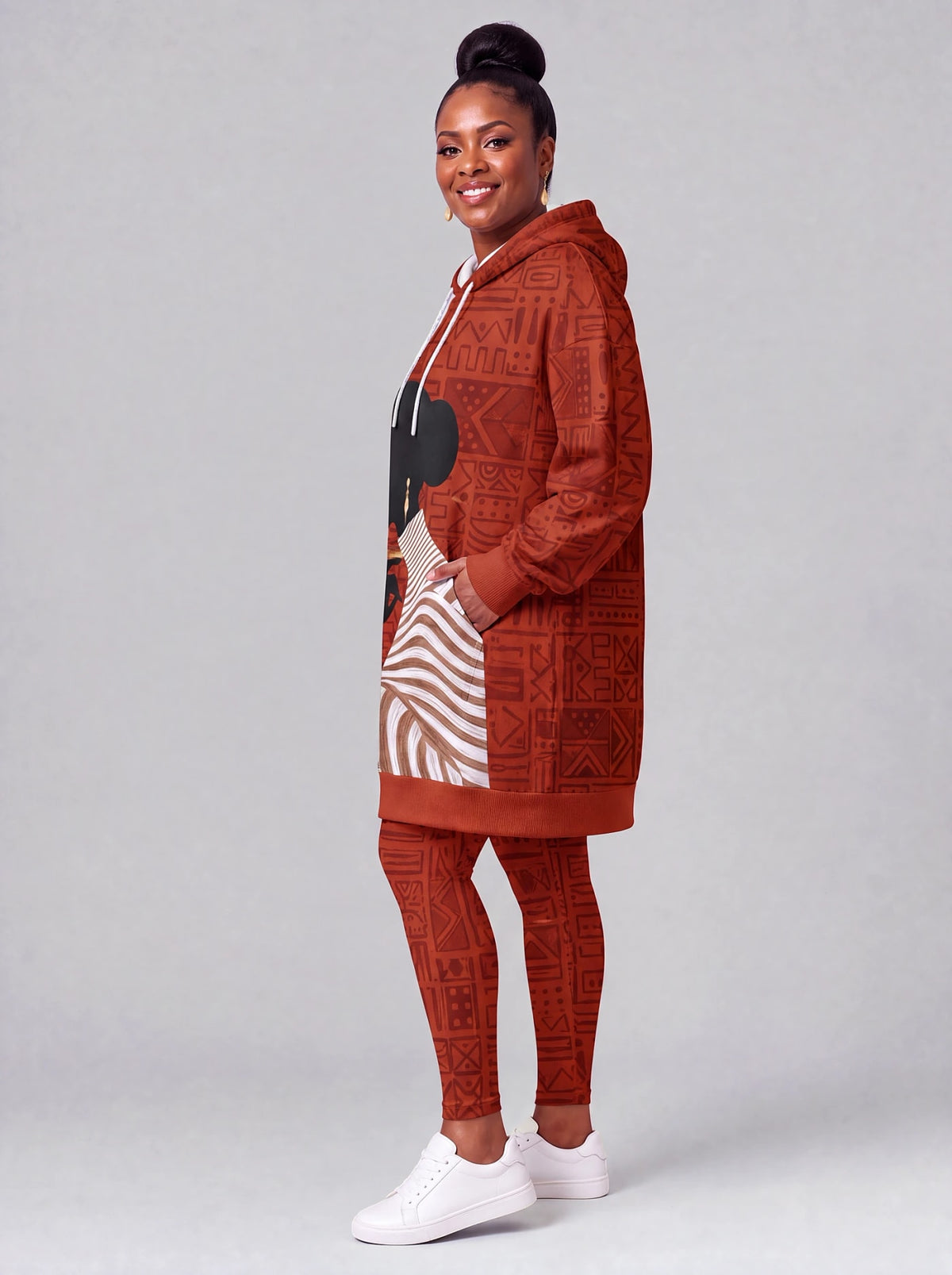 "Shuka" Hoodie Dress