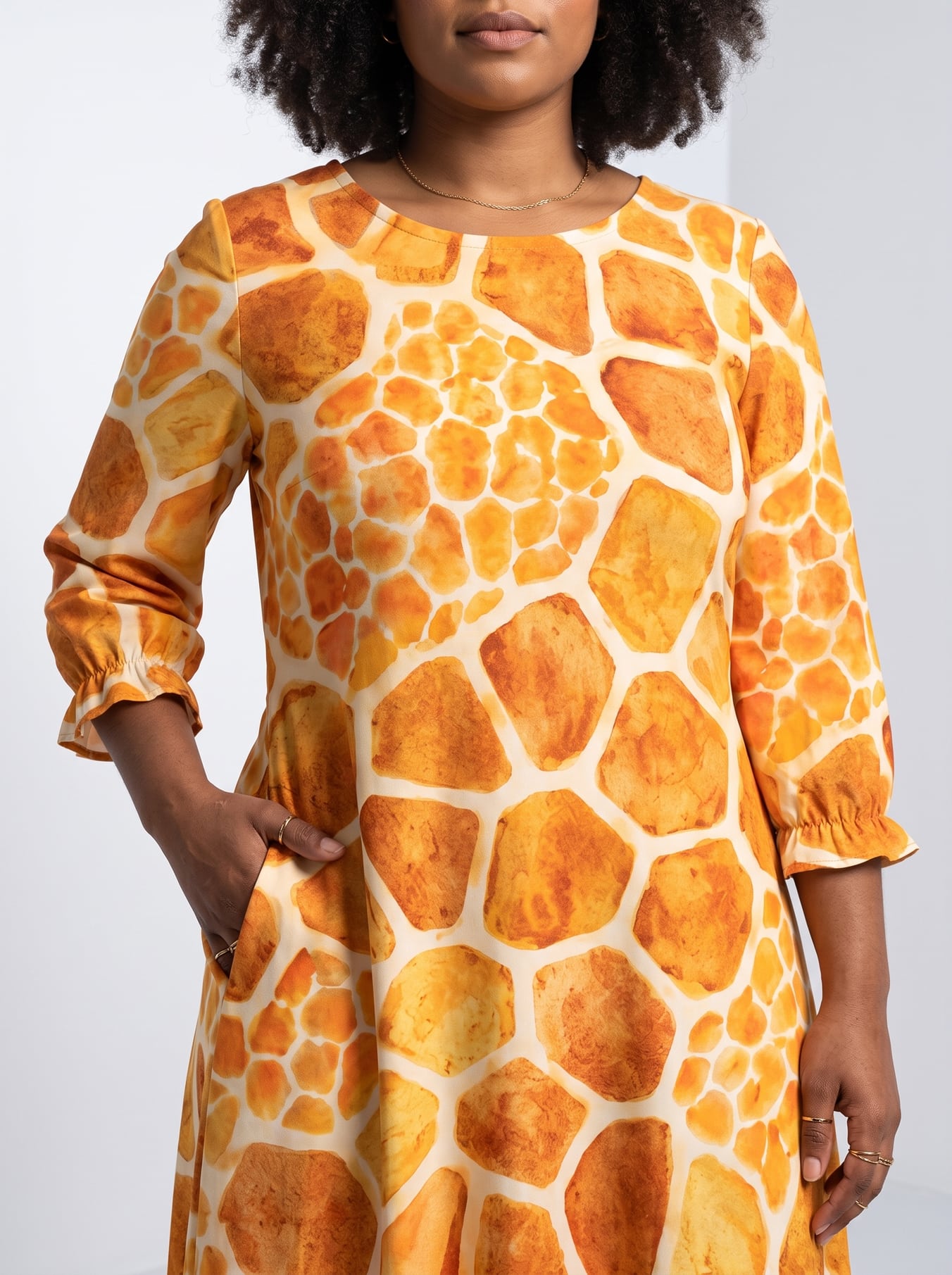 "Twiga" Long Sleeve Maxi Dress