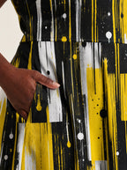 "Mvua" V Neck Midi Dress