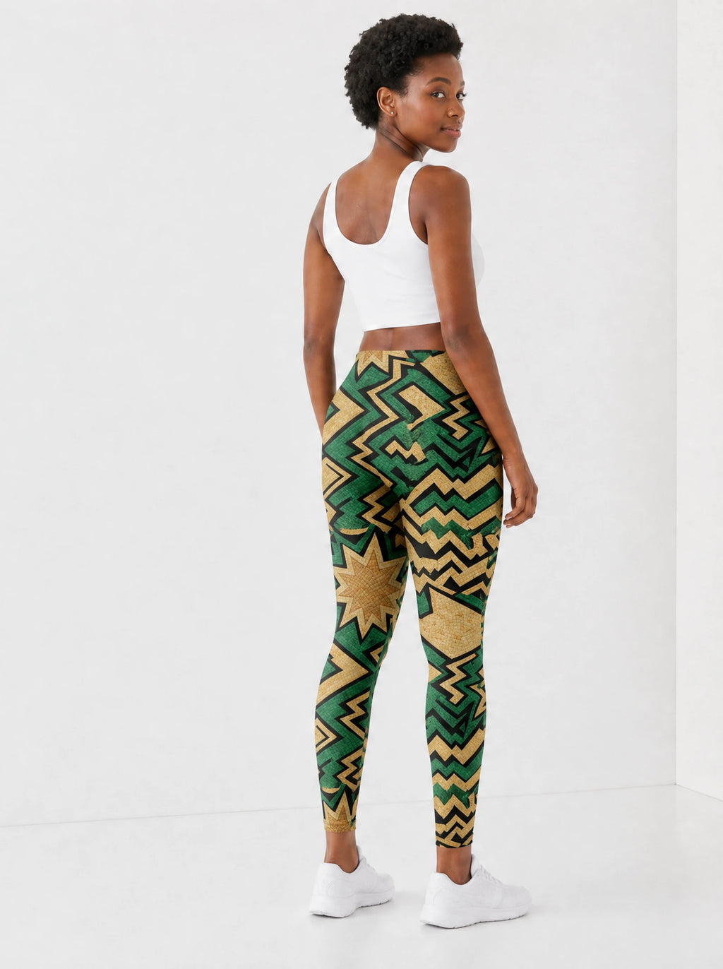 Emerald Sheba Leggings — back view on model