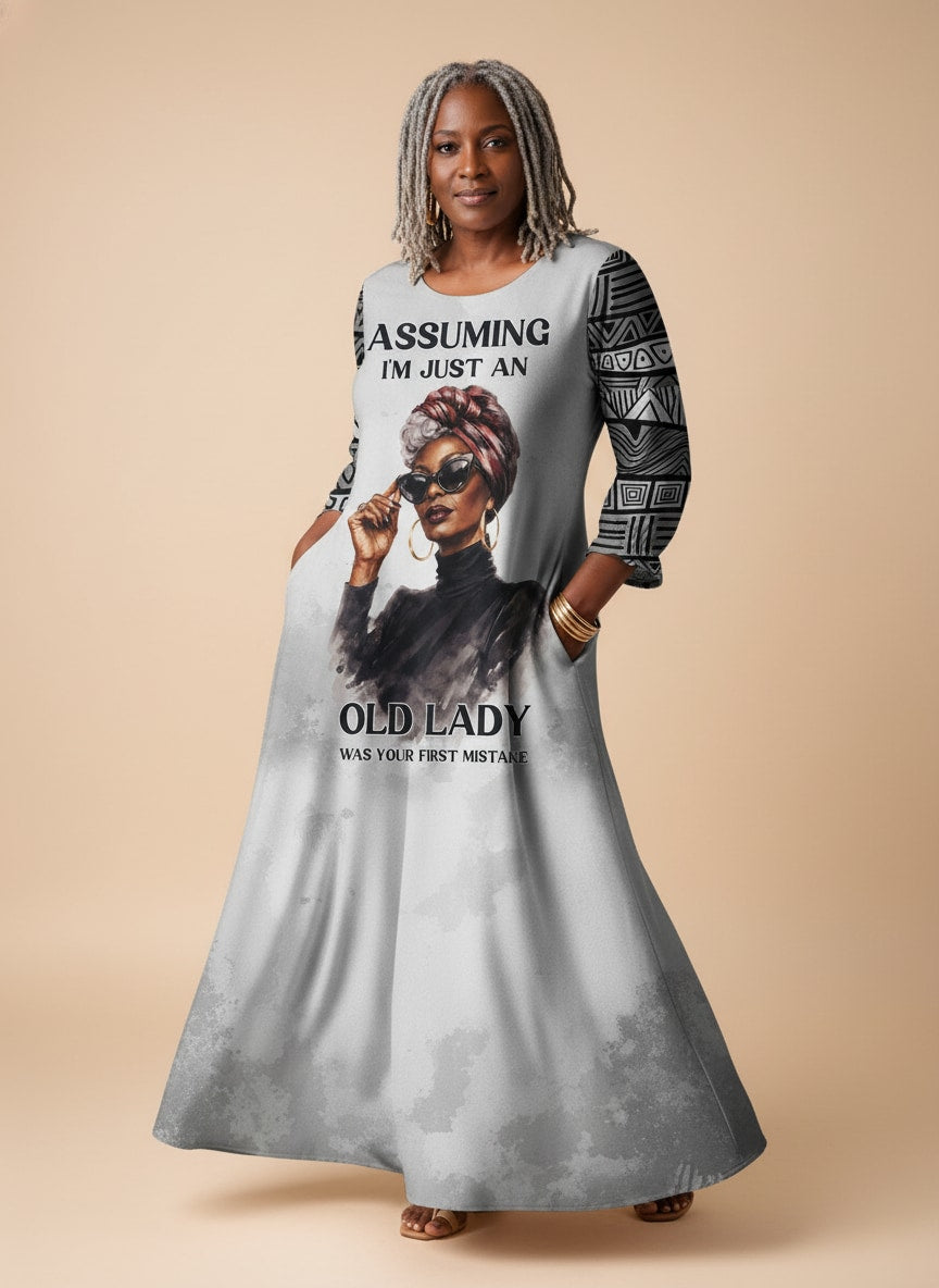 Seasoned Long Sleeve Maxi Dress