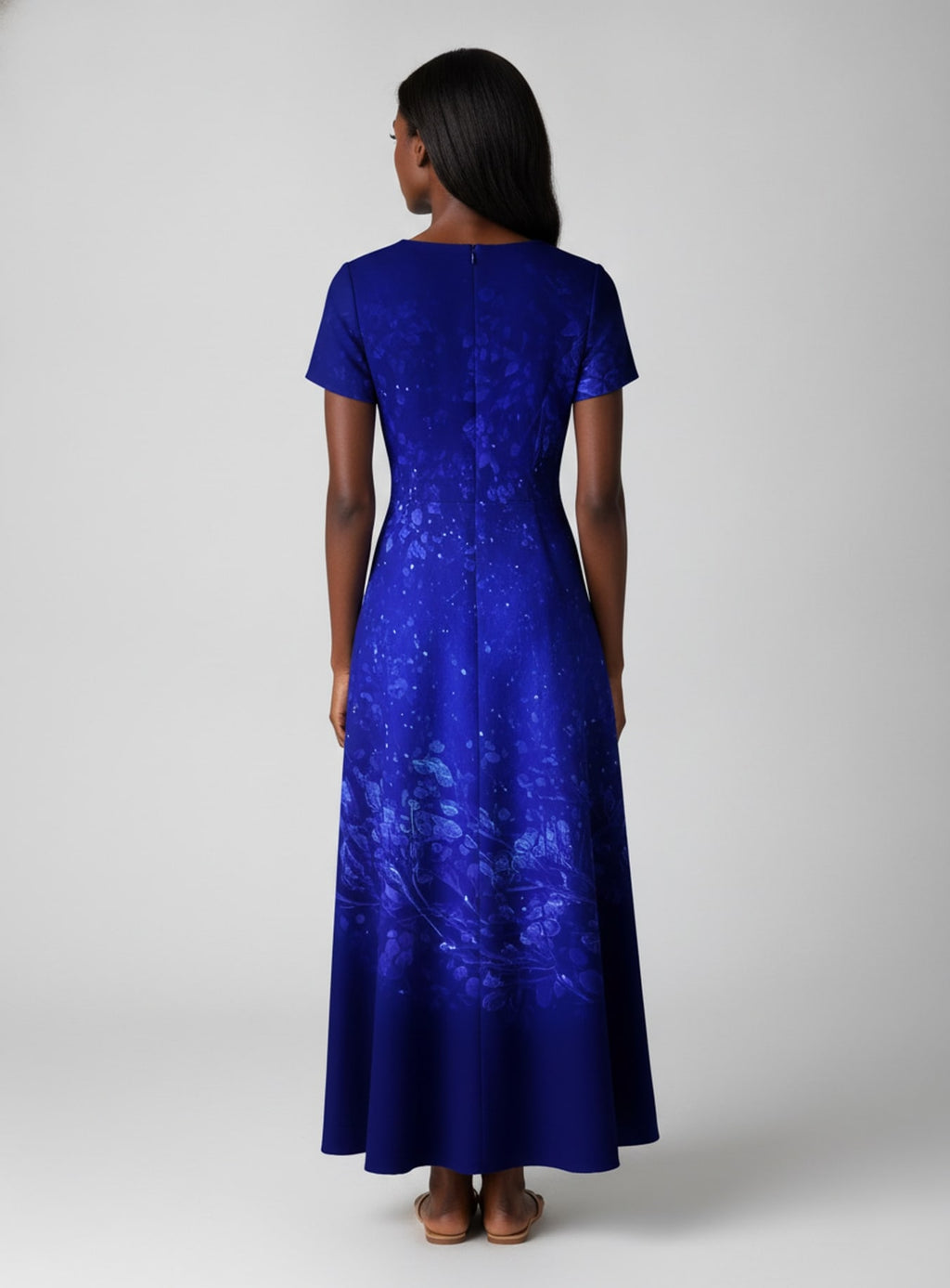 Black Woman Loved Short Sleeve Maxi Dress Promo