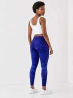 Black Woman Loved Leggings — back view on model