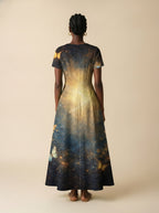 "Badass" Short Sleeve Maxi Dress