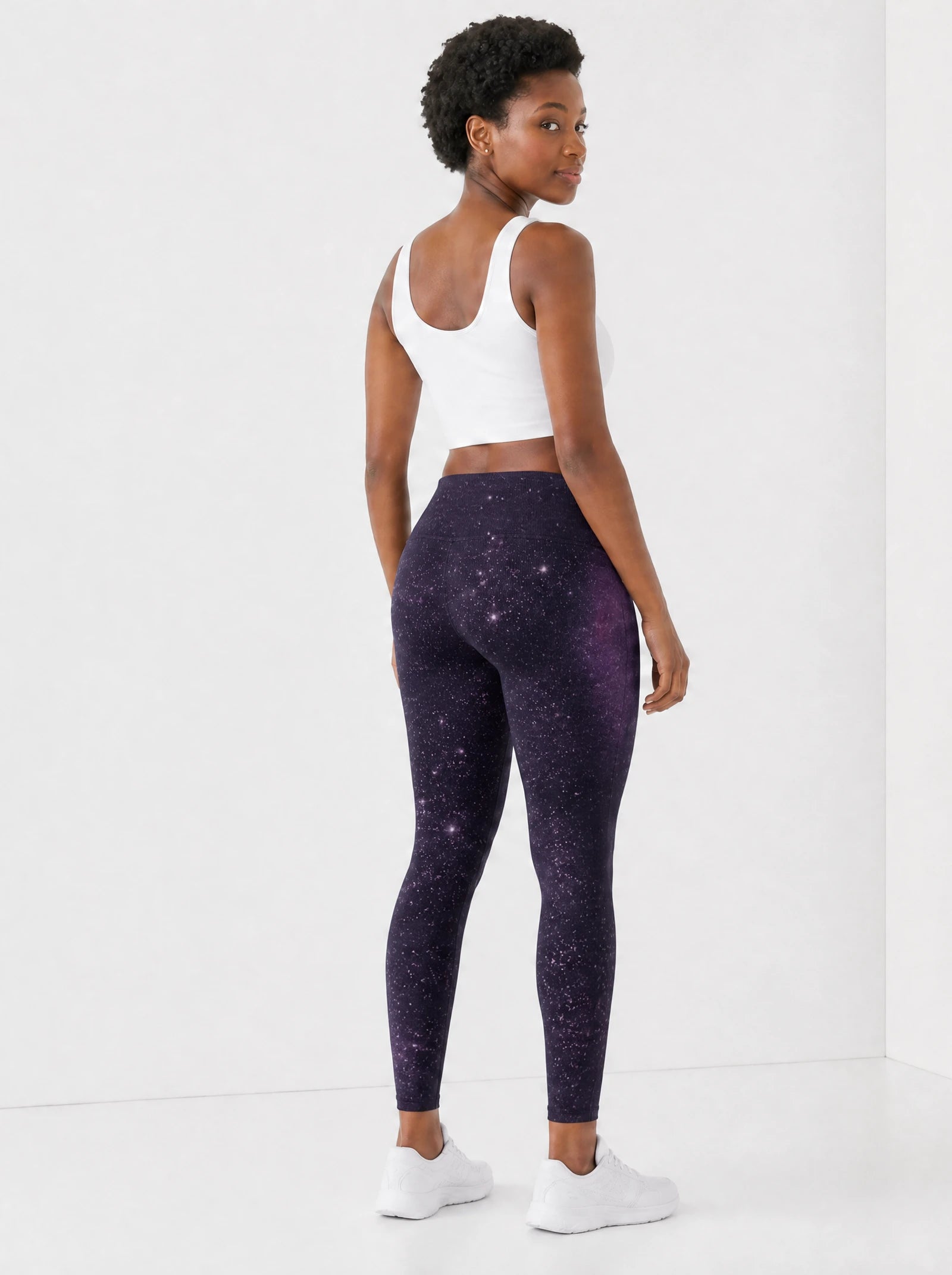 "Nyamekye" Leggings — back view on model