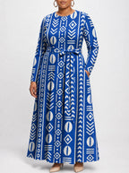 "Oshun" Viscose Midi Dress — close-up of the tie sash and the in-seam side pocket