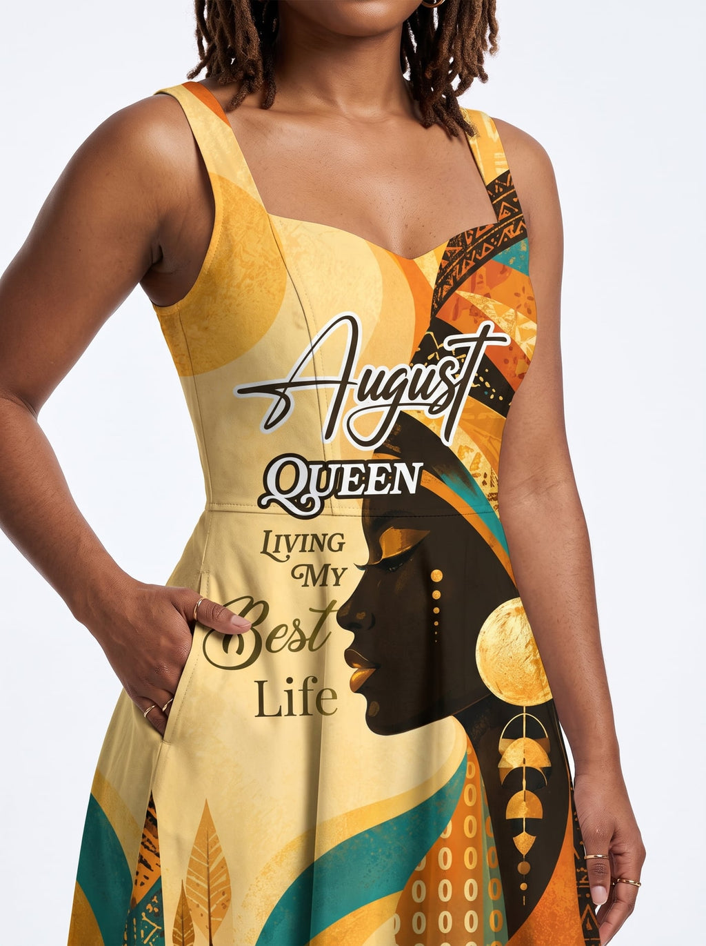 "August Queen Best Life" Corset Dress