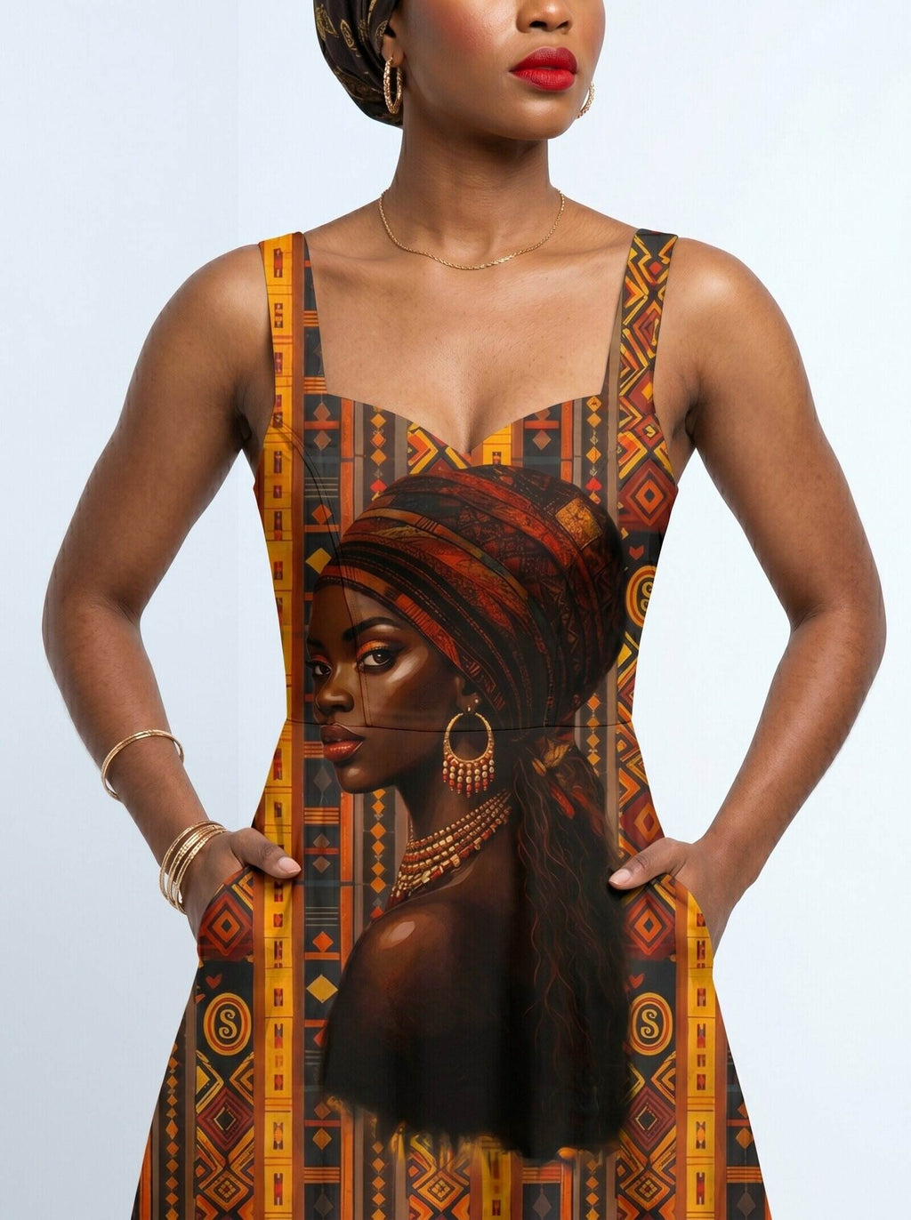 Melanin Radiance Corset Dress