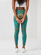 "Heshima" Leggings — back view on model