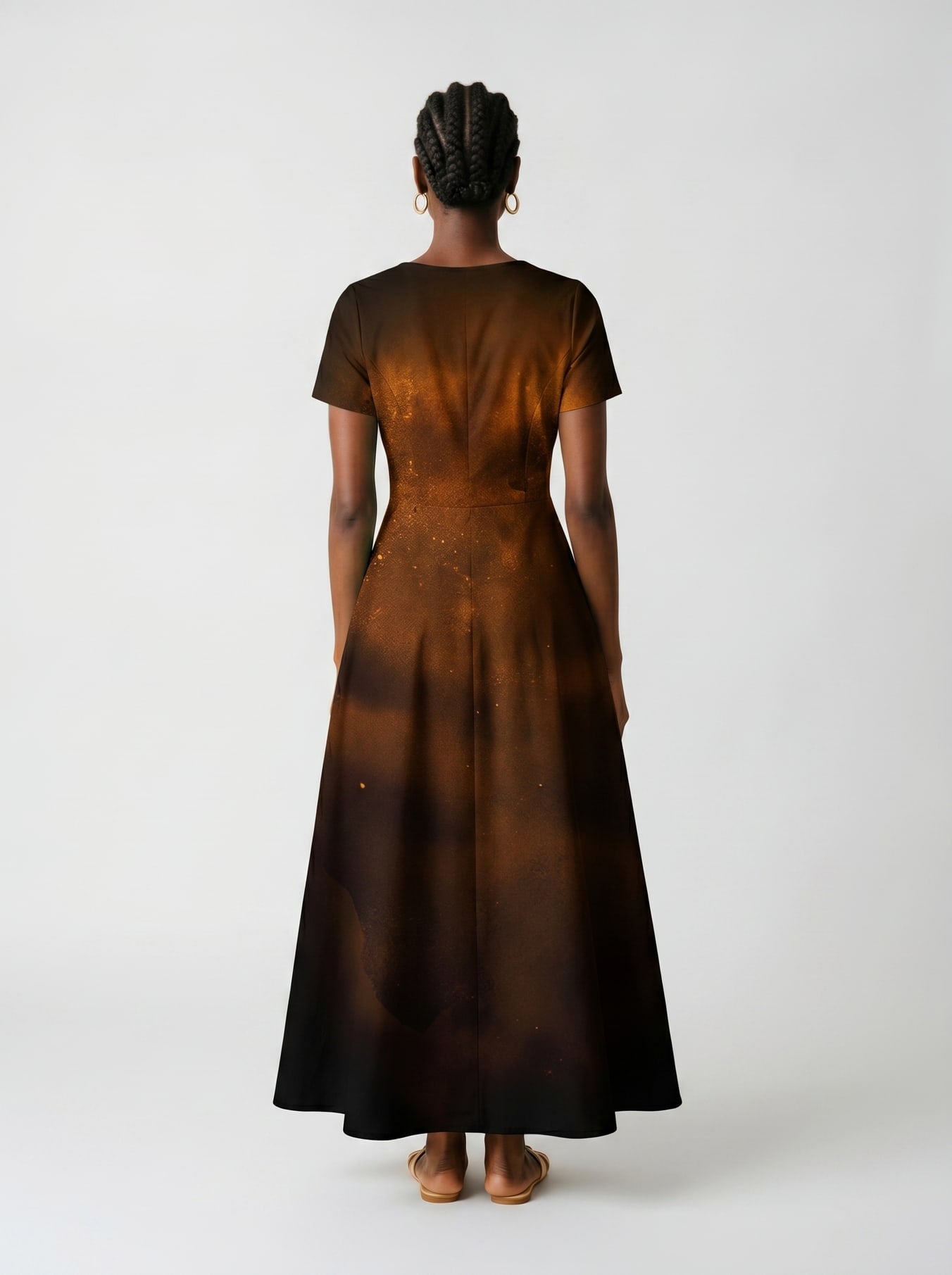 "Zuri" Short Sleeve Maxi Dress