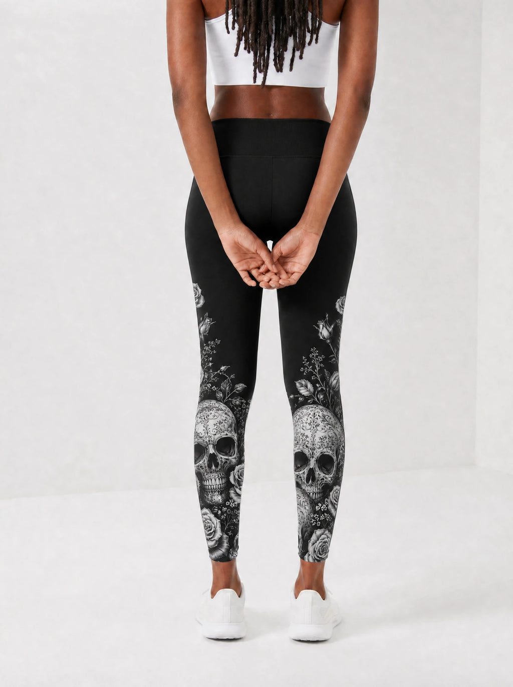 "Mizimu" Leggings — back view on model