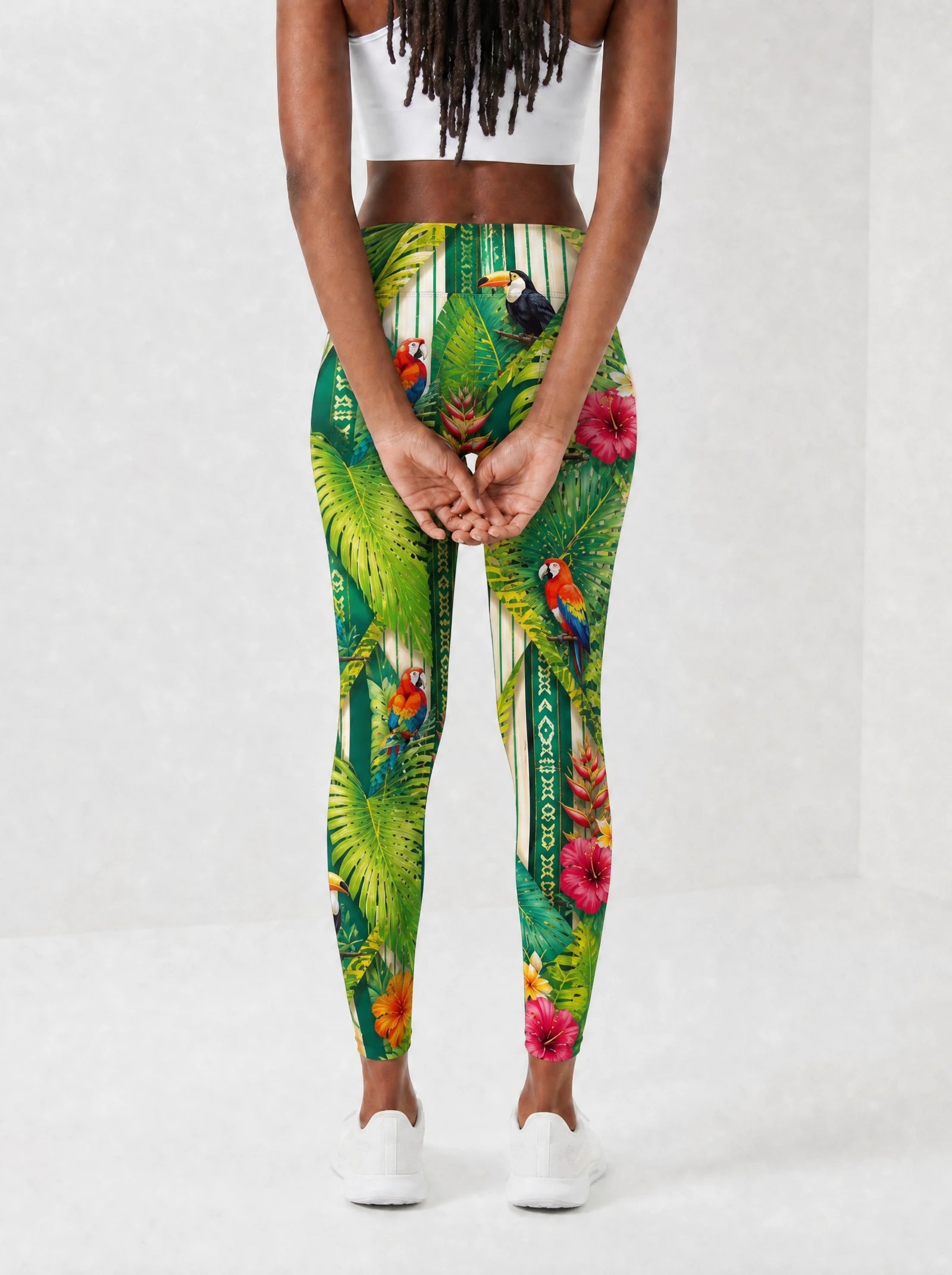 "Msitu" Leggings — back view on model