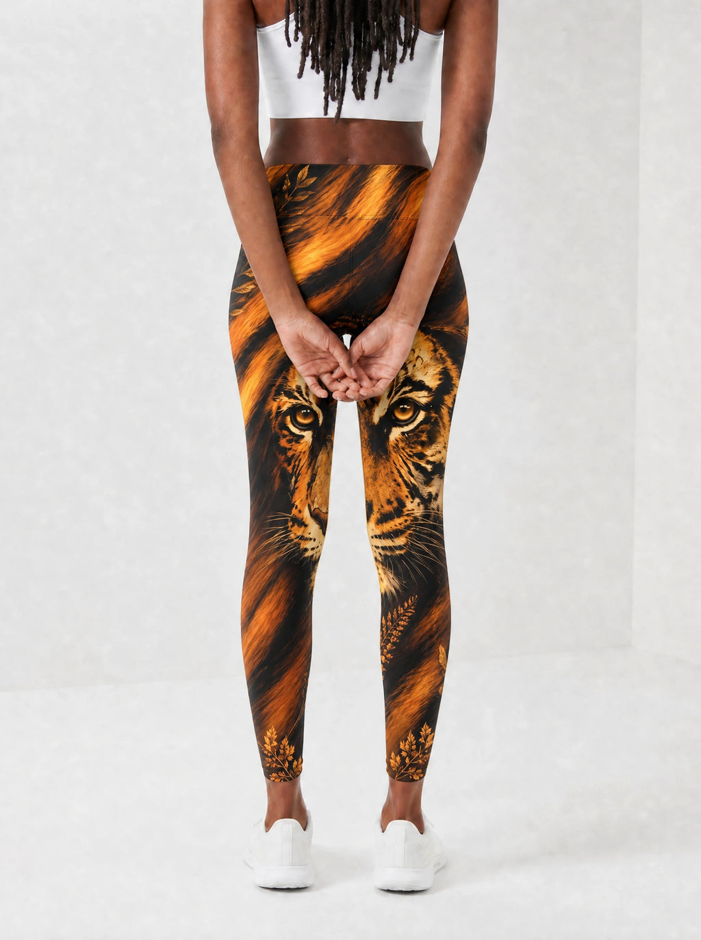"Moto" Leggings — back view on model
