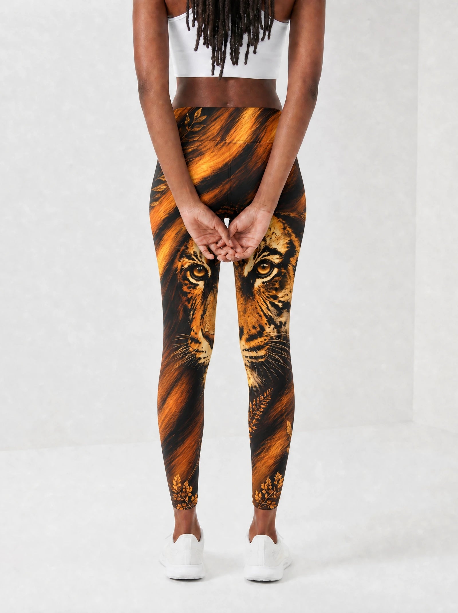 "Moto" Leggings — back view on model