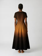 "Thamani" Short Sleeve Maxi Dress
