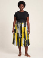 "Mvua" Twirl Skirt — front view on model