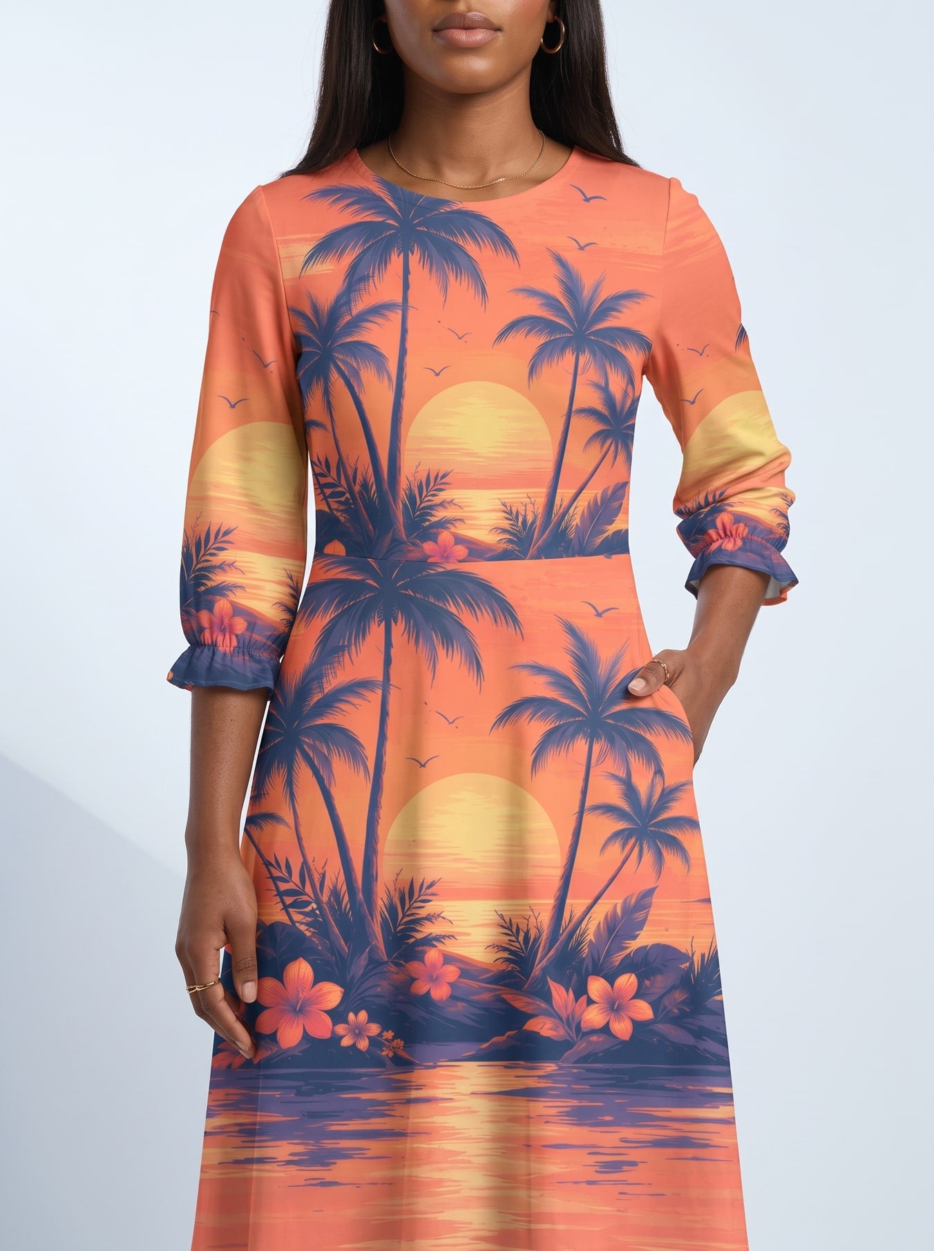 "Machweo" Long Sleeve Maxi Dress