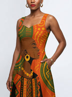 "Malkia" Corset Dress Promo