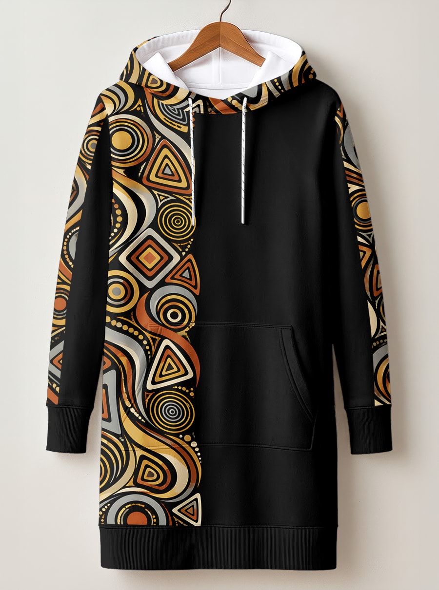 "Mkondo" Hoodie Dress