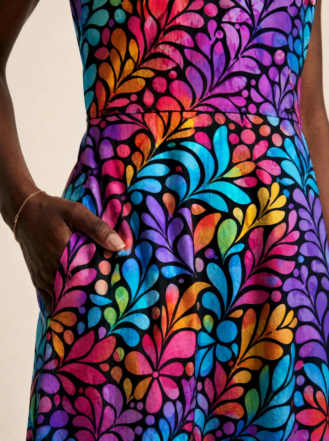 "Rangi" V Neck Midi Dress Promo
